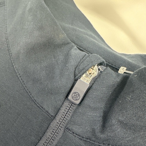 G/Fore Navy Blue Quarter Zip Pullover Golf Shirt Men's Size XXL NWOT - Picture 2 of 6